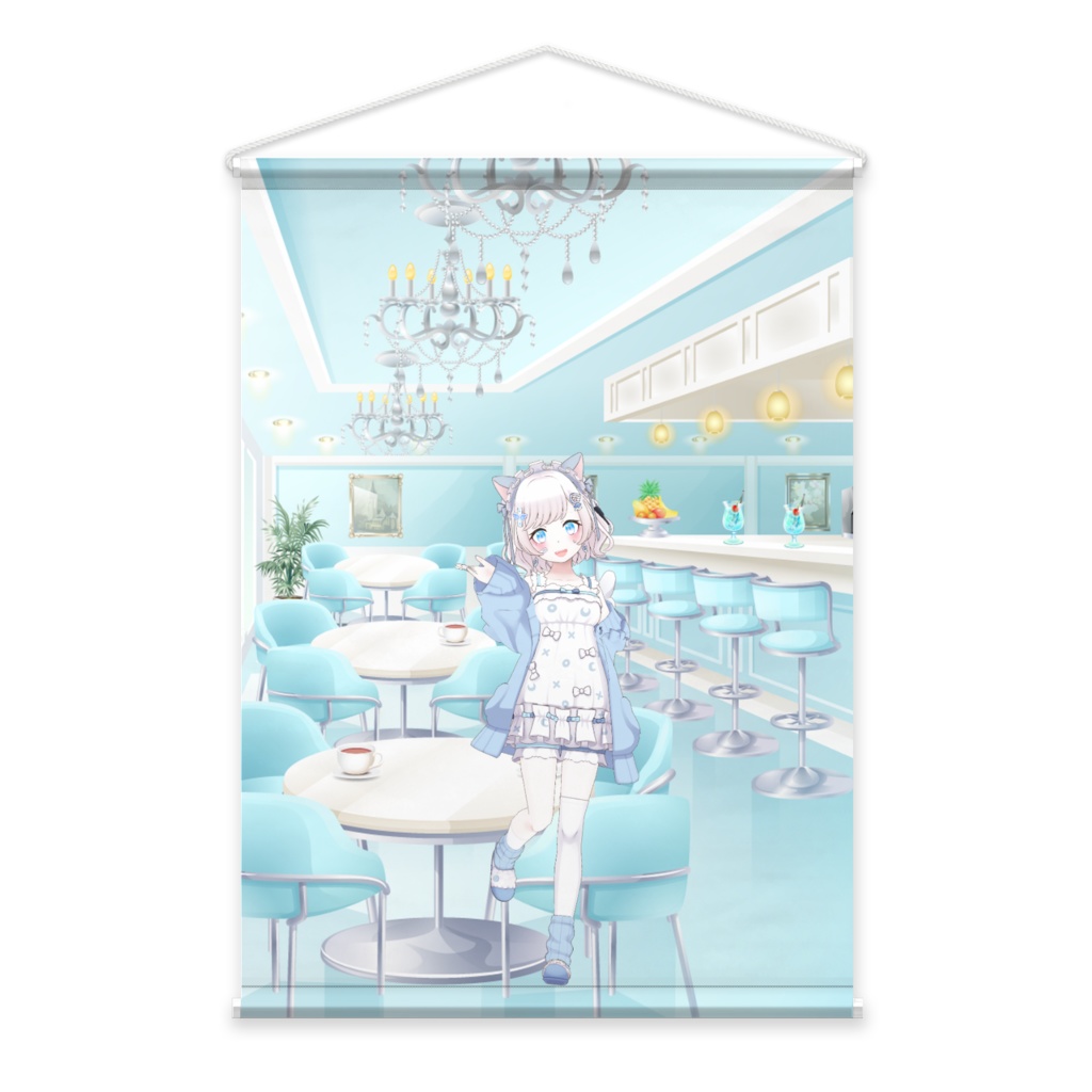 【ここあ‎】02月記念日-タペストリー-G1404