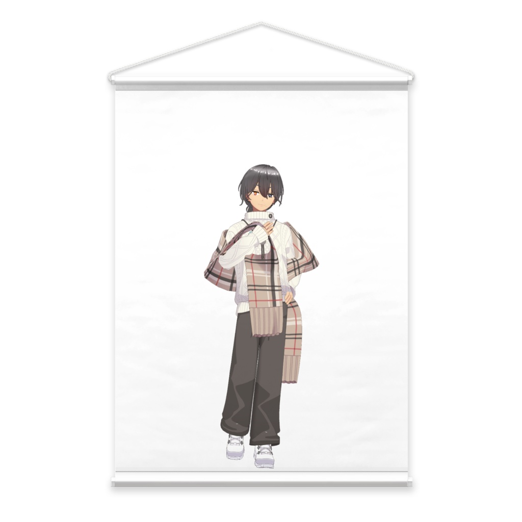 【白玖ロキ】02月記念日-タペストリー-G1439