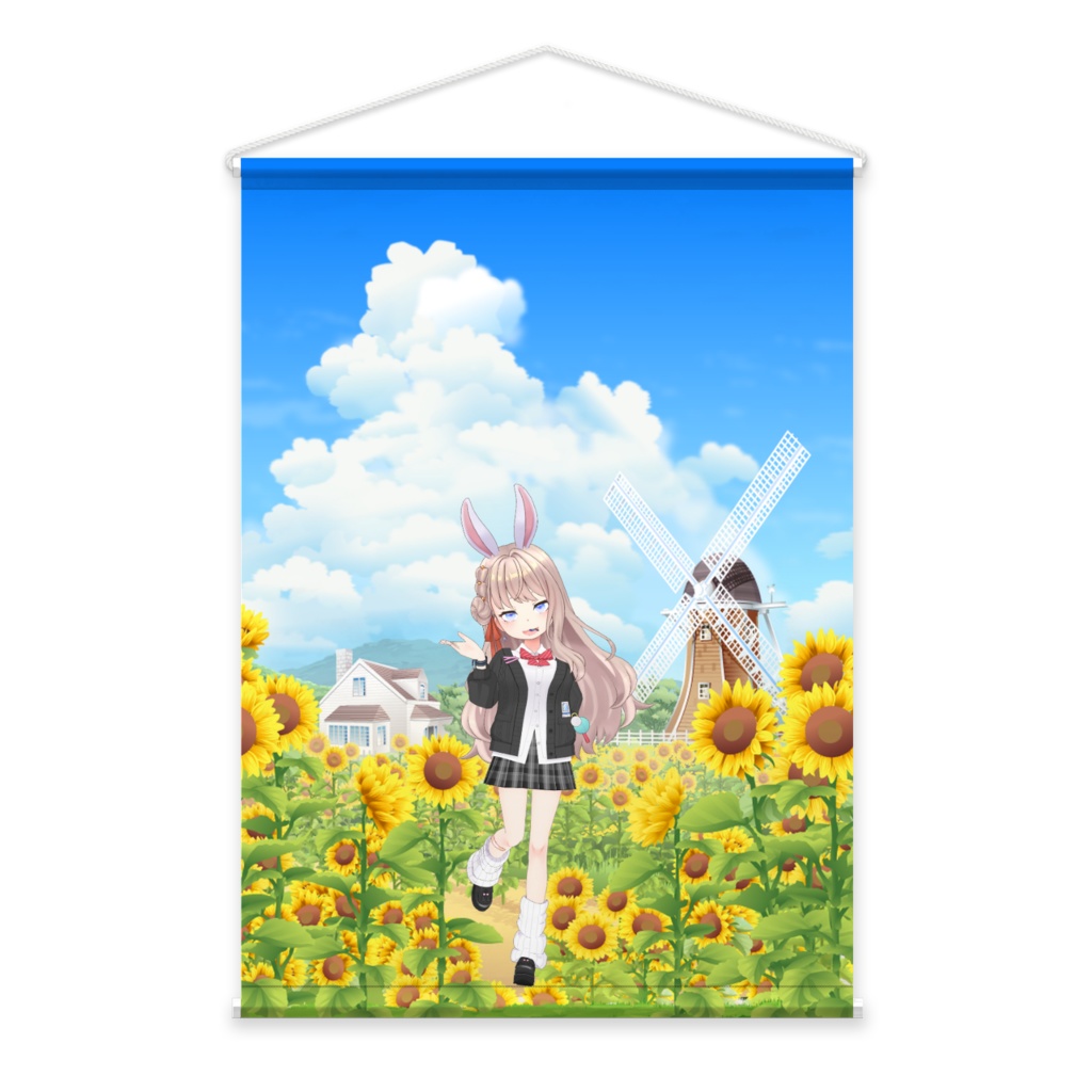 【ぶちこ】02月記念日-タペストリー-G0643