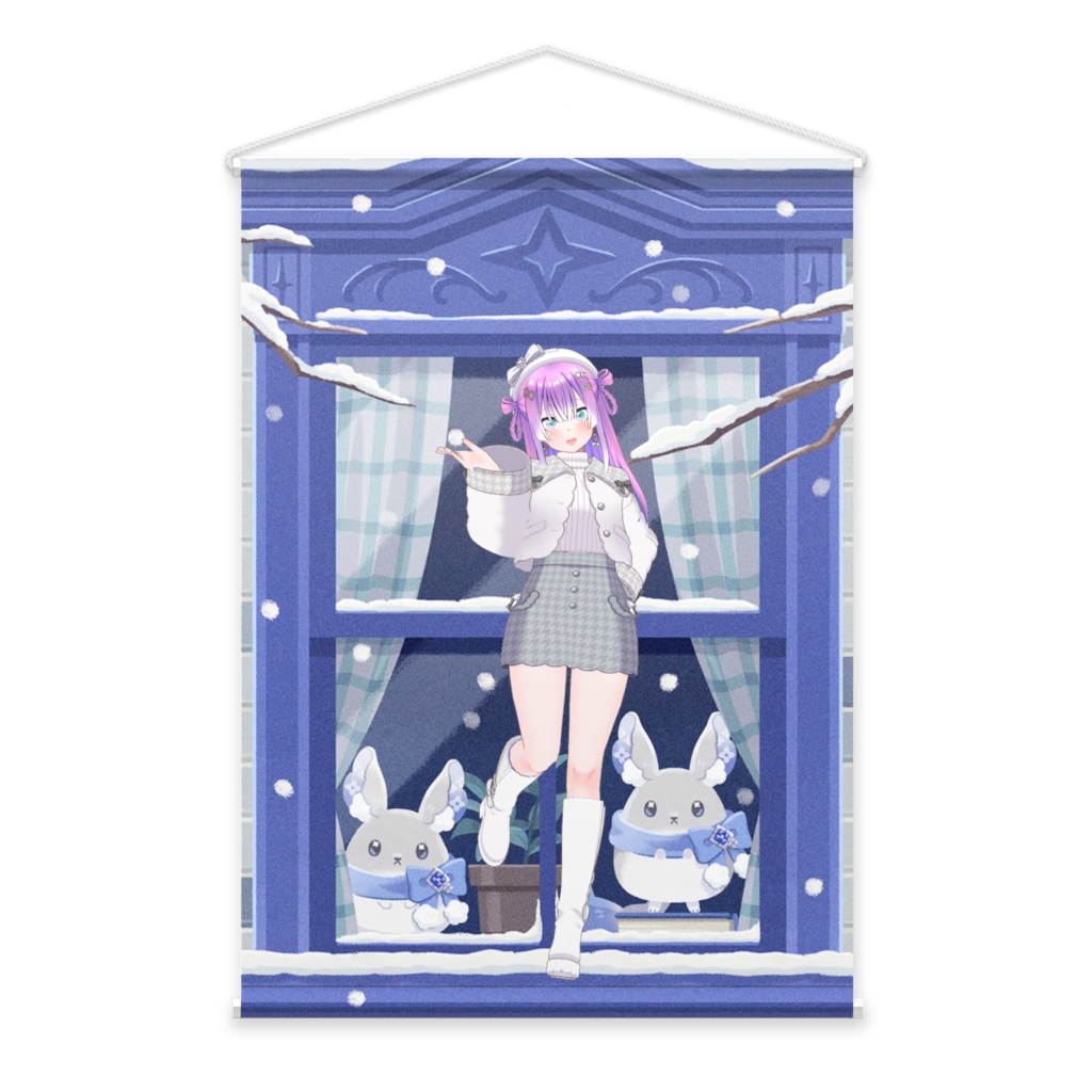 【結々あみ】02月記念日-タペストリー-G0684