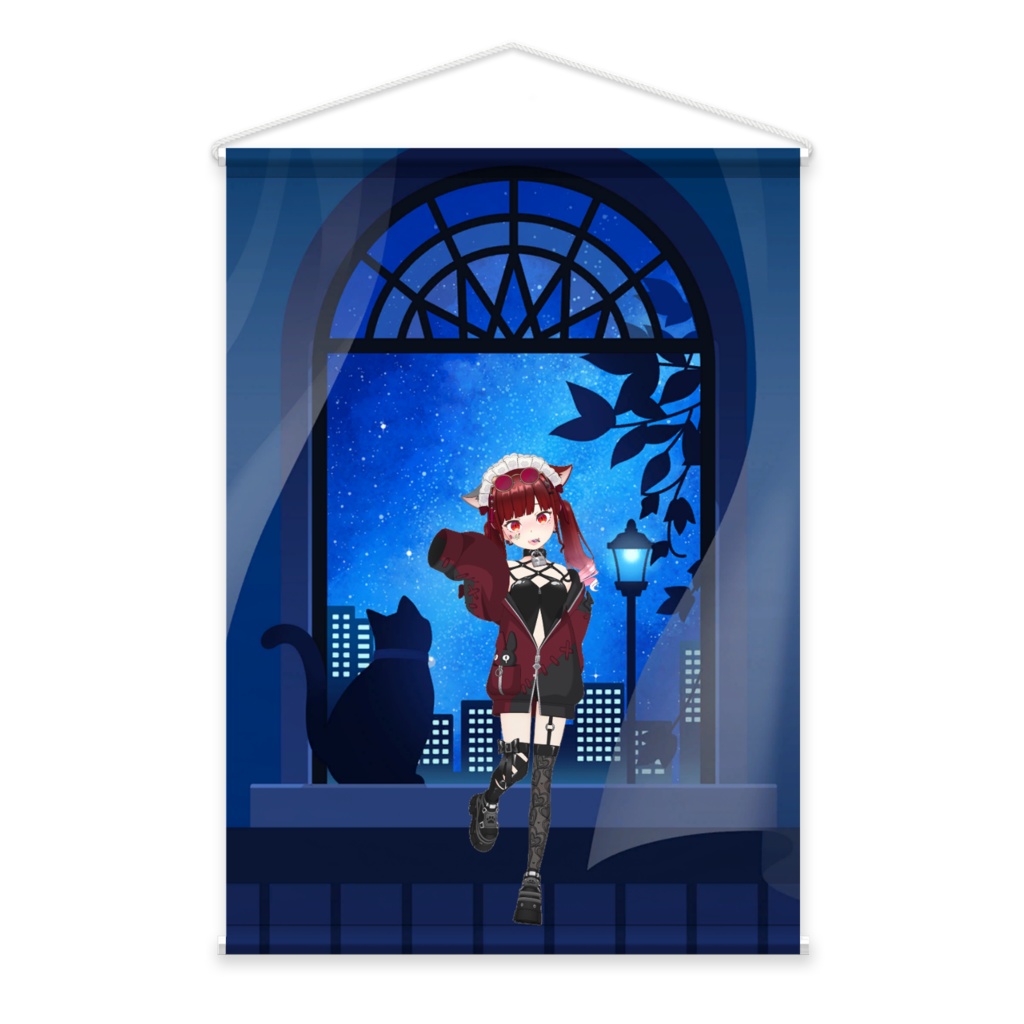 【緋桐 焔架】02月記念日-タペストリー-G0747