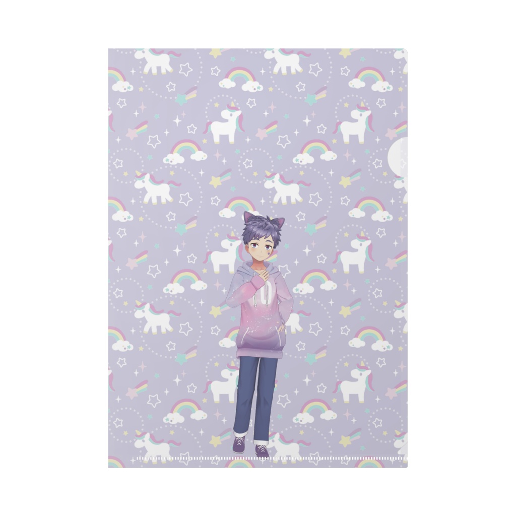 【猫月しょっけん】02月記念日-クリアファイル-G0778