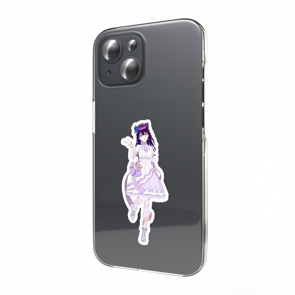 【動音イリス】02月記念日-スマホステッカーG0877