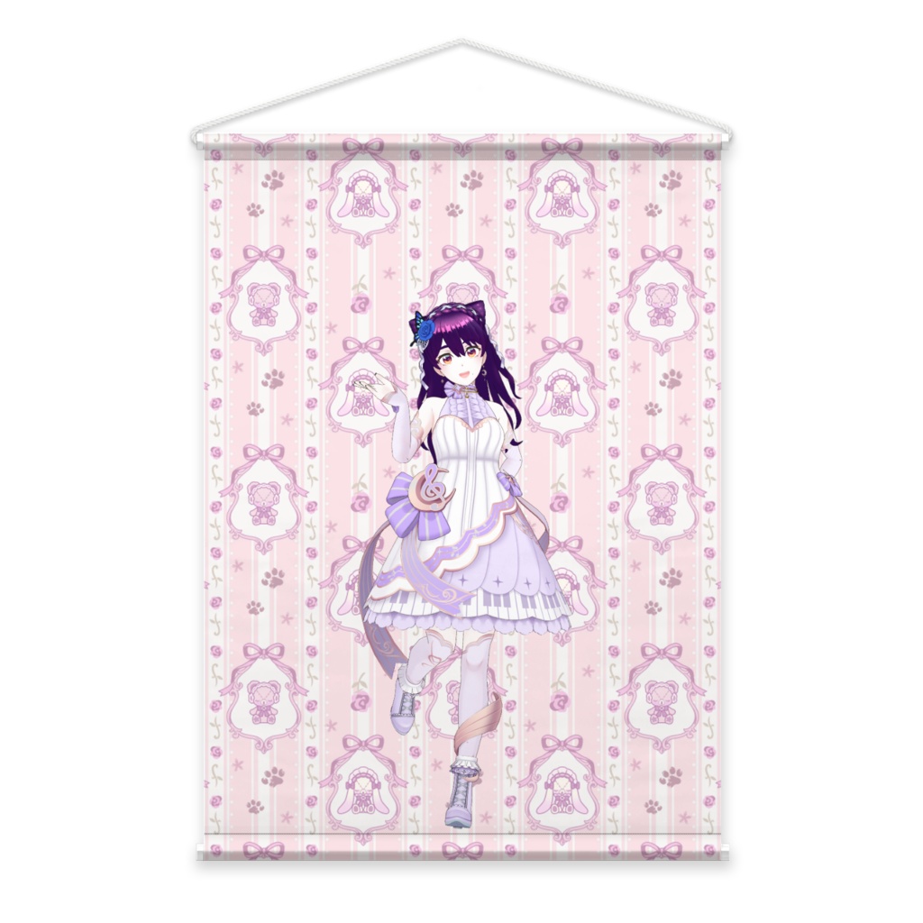 【動音イリス】02月記念日-タペストリー-G0877