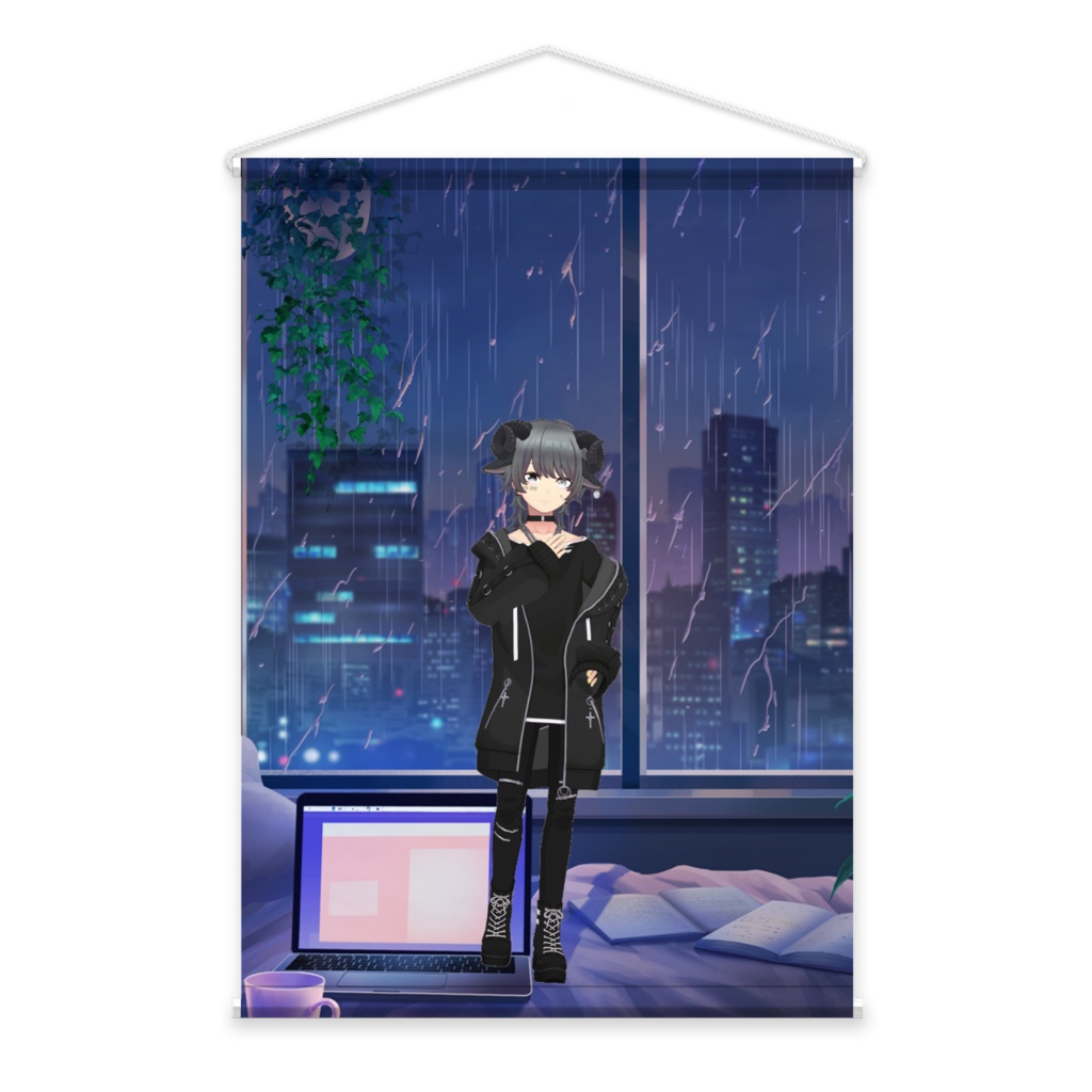 【ぽん】02月記念日-タペストリー-G0930