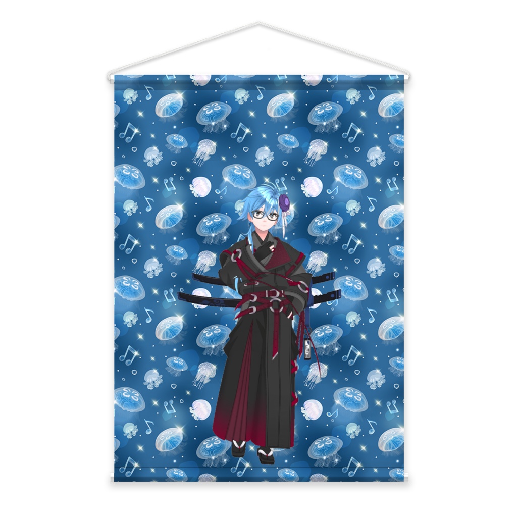 【鮫田にこごり】02月記念日-タペストリー-G0944