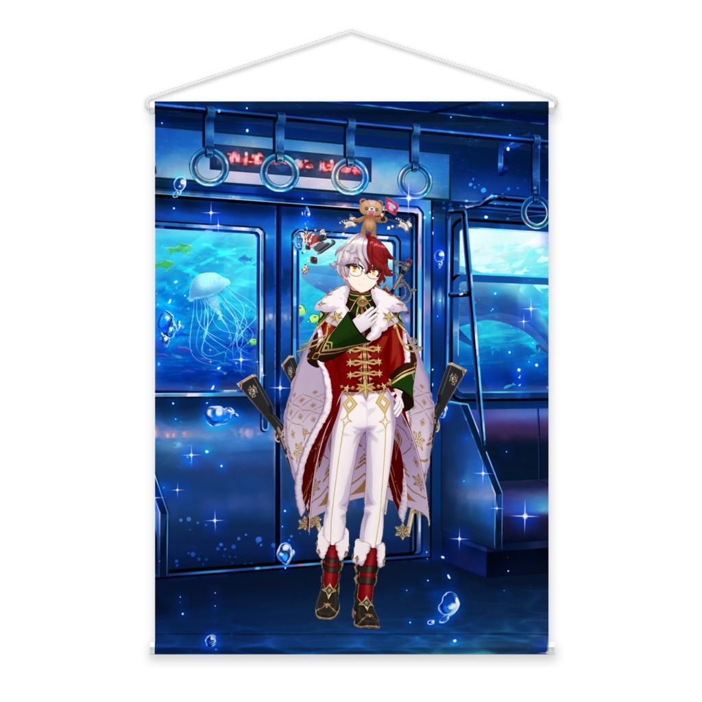 【木綿季 未来】02月記念日-タペストリー-G0958