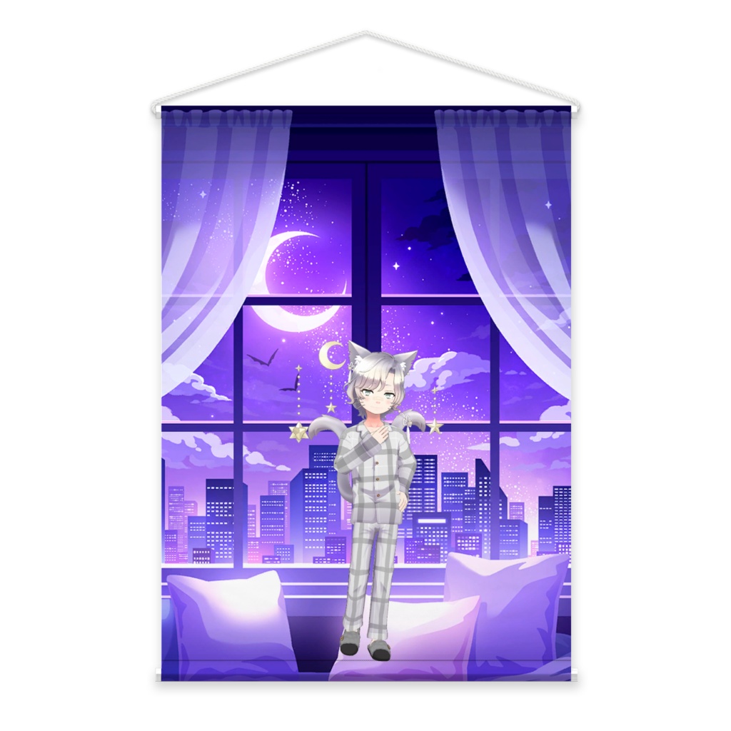 【ねくらみうら】02月記念日-タペストリー-G1192