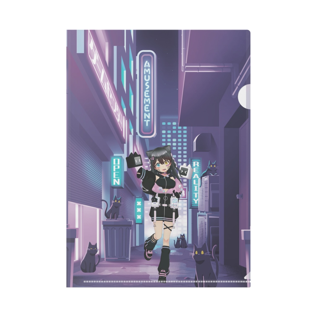 【猫音 心愛】02月記念日-クリアファイル-G1214