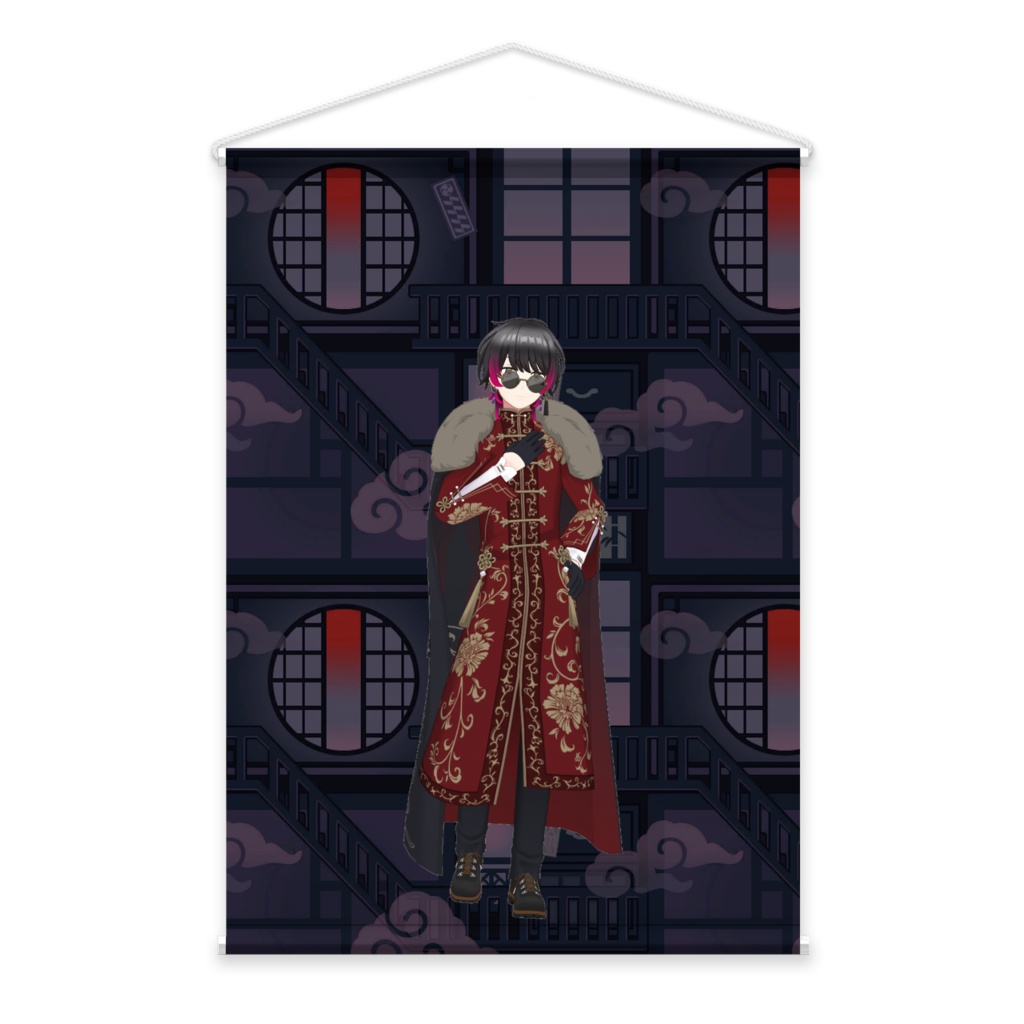 【弘前平賀】02月記念日-タペストリー-G1243