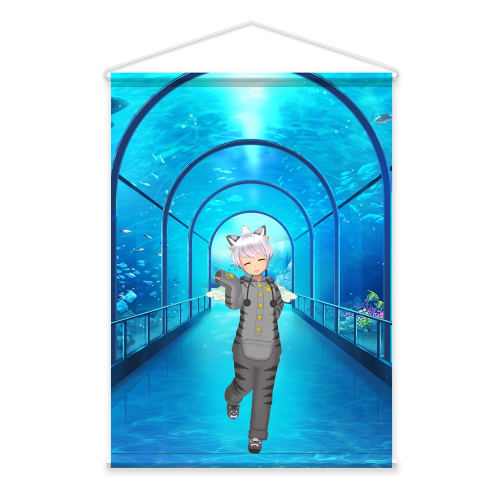 【ぐでひら】02月記念日-タペストリー-G1253