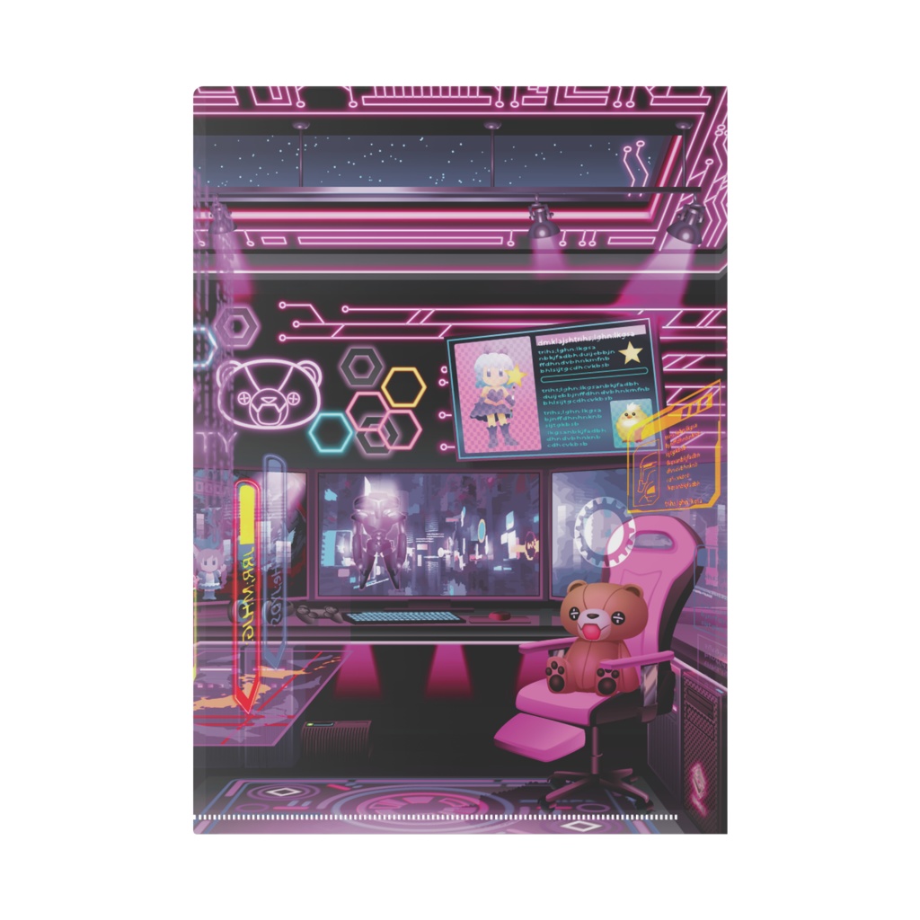 【くまっぺ】02月記念日-クリアファイル-G0997