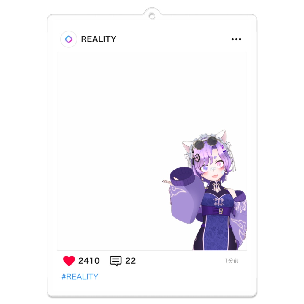 【ささみ】02月記念日-フィード風アクキーG1014