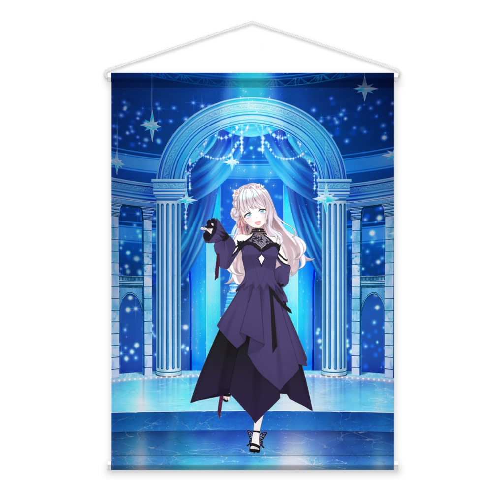 【雨月 遊兎】02月記念日-タペストリー-G1020