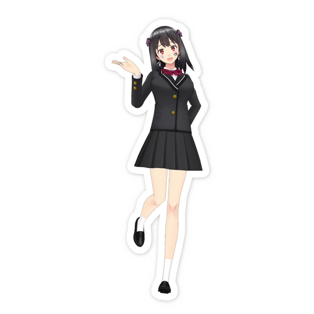 【佐藤奏さとうかなで】02月記念日-スマホステッカーG1024