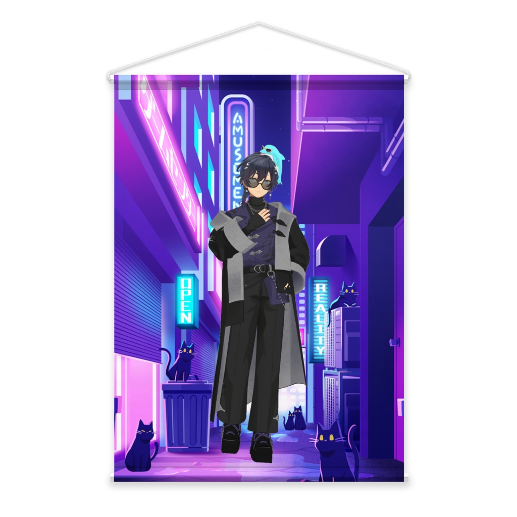 【坂東 いるか】02月記念日-タペストリー-G1065