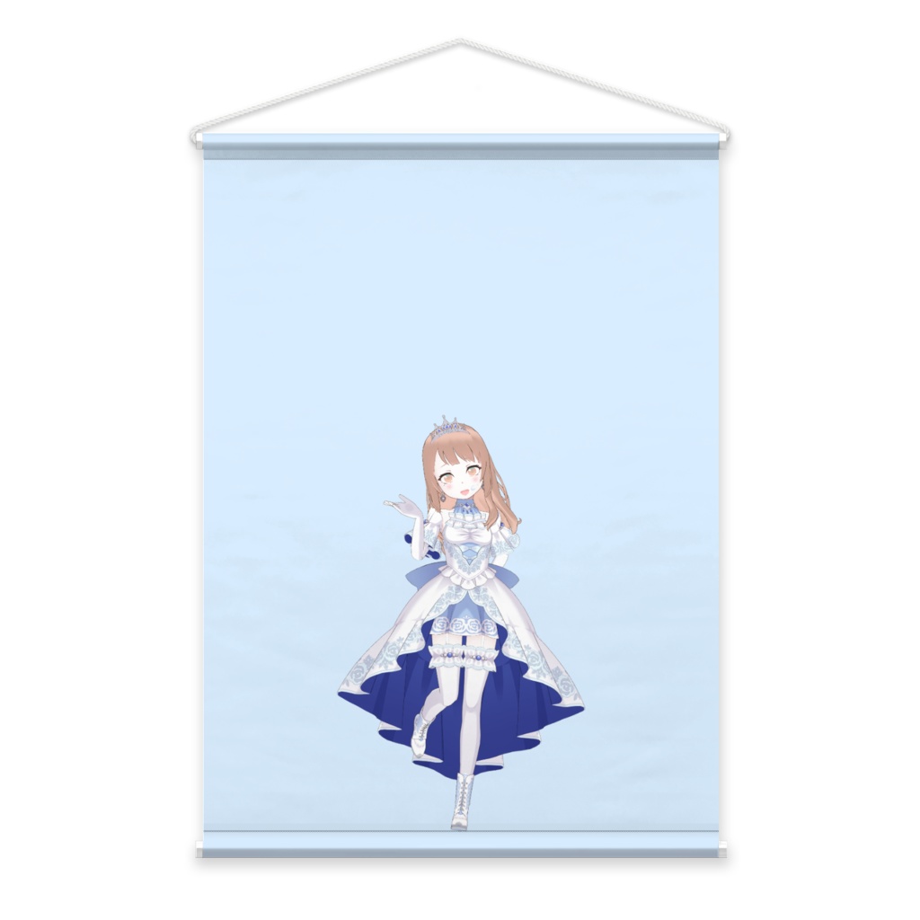 【ぷ り ん せ す】02月記念日-タペストリー-G1070