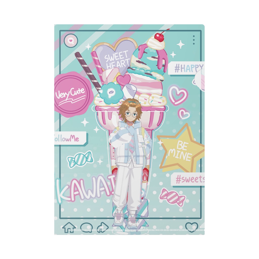 【繋代まよ】02月記念日-クリアファイル-G1083