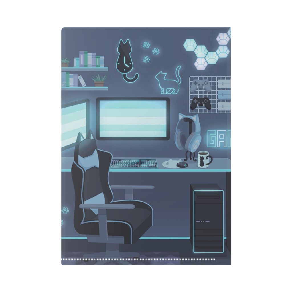 【しゃむ】02月記念日-クリアファイル-G1086