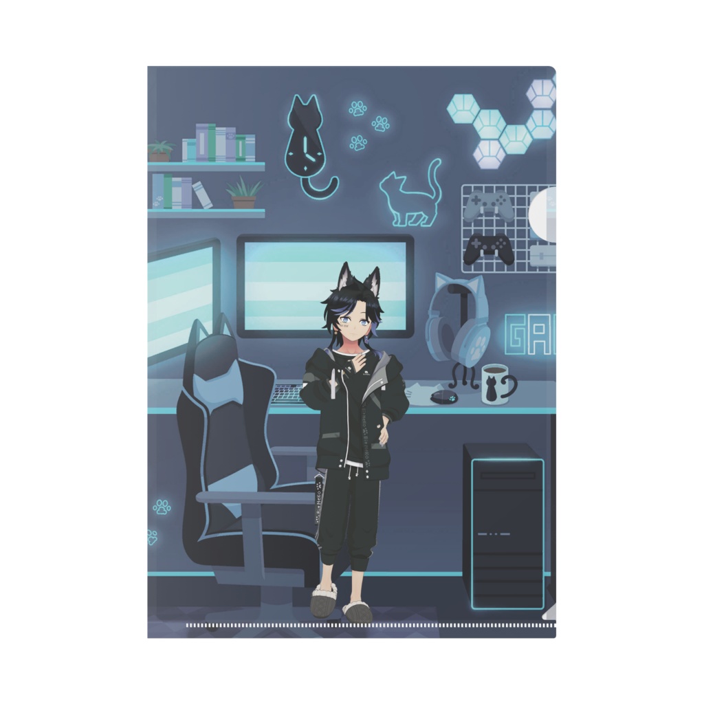 【しゃむ】02月記念日-クリアファイル-G1086