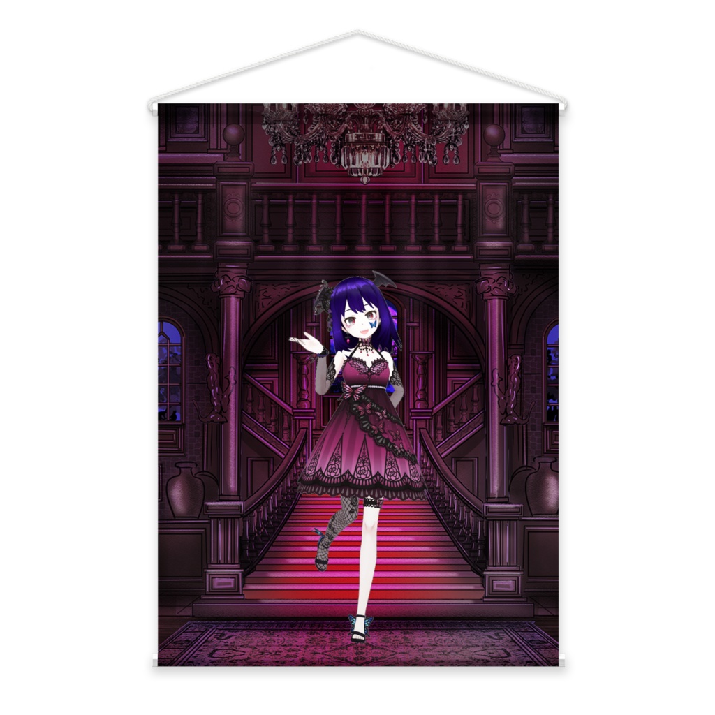 【闇月霊華】02月記念日-タペストリー-G1140