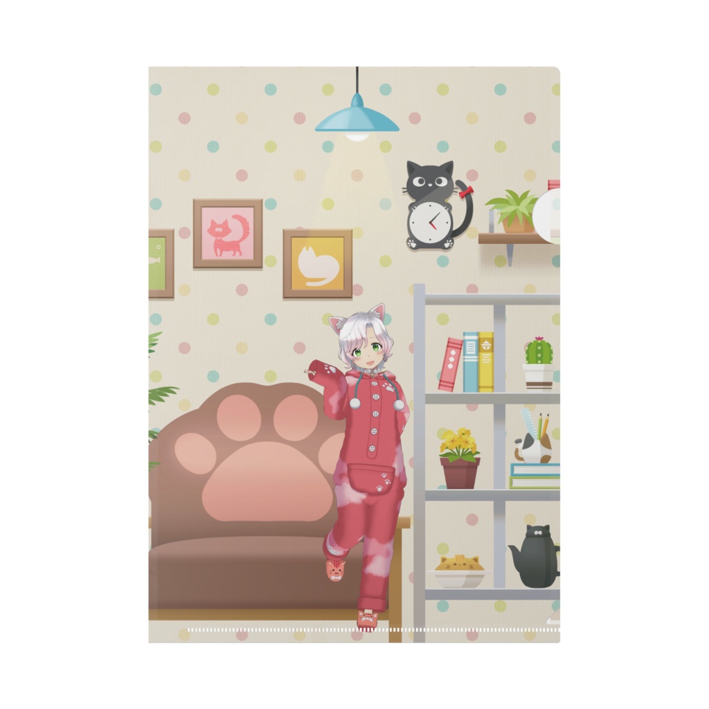 【猫mao】02月記念日-クリアファイル-G1205