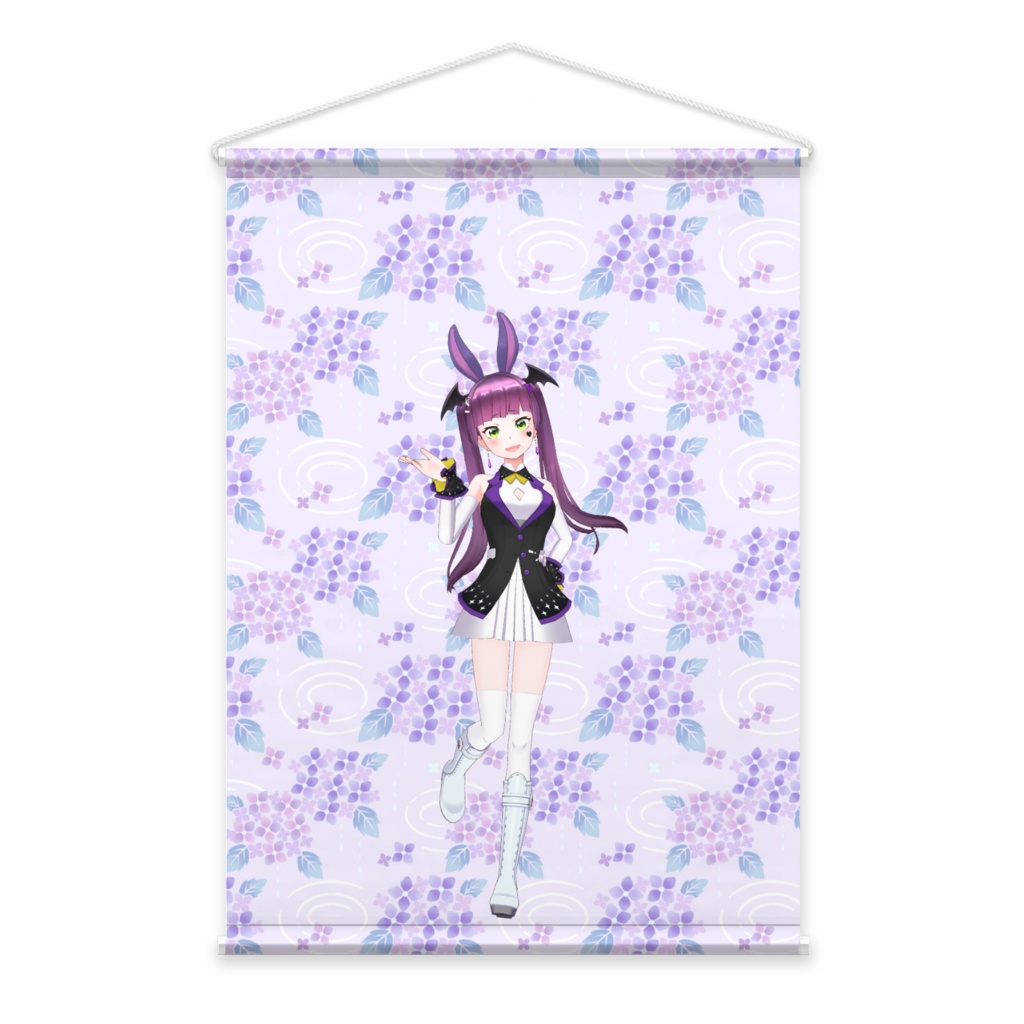 【紫陽花やむり】02月記念日-タペストリー-G1213