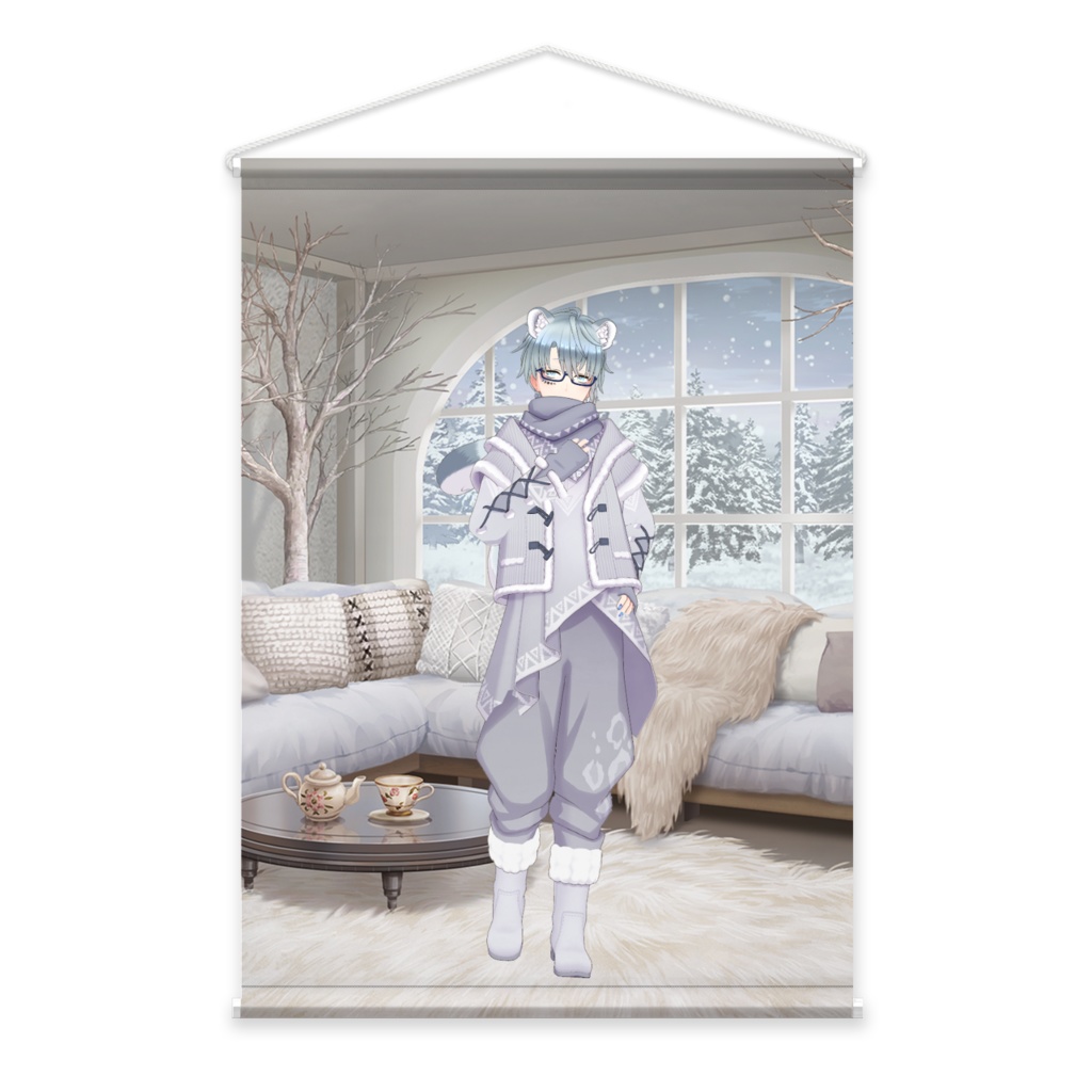 【蒼(あおい)】02月記念日-タペストリー-G1272