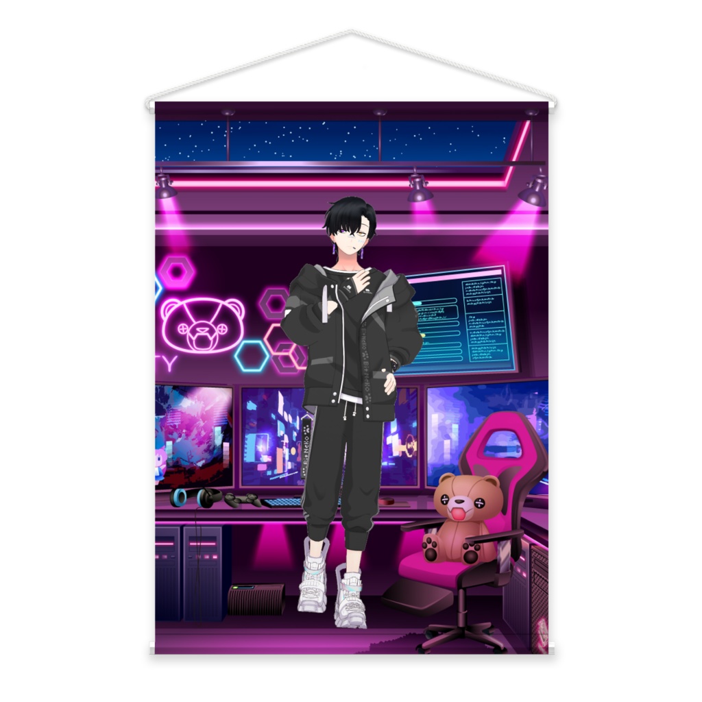 【ぽよんじ】02月記念日-タペストリー-G1329