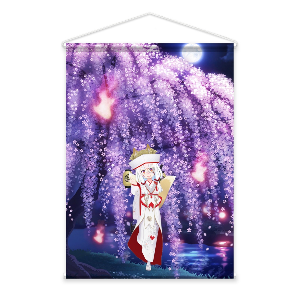 【如月　まきこ】02月記念日-タペストリー-G1372