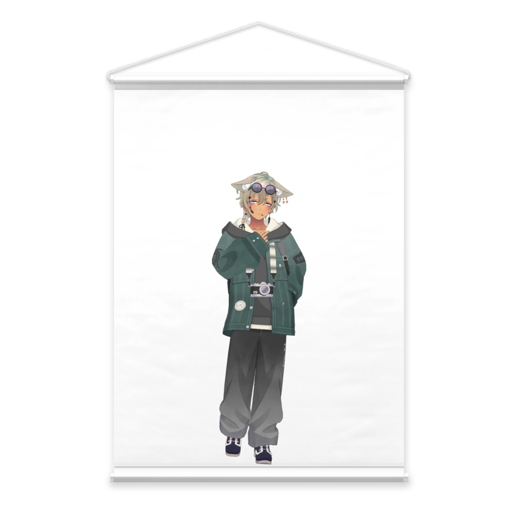 【雨兎 くー】02月記念日-タペストリー-G1432