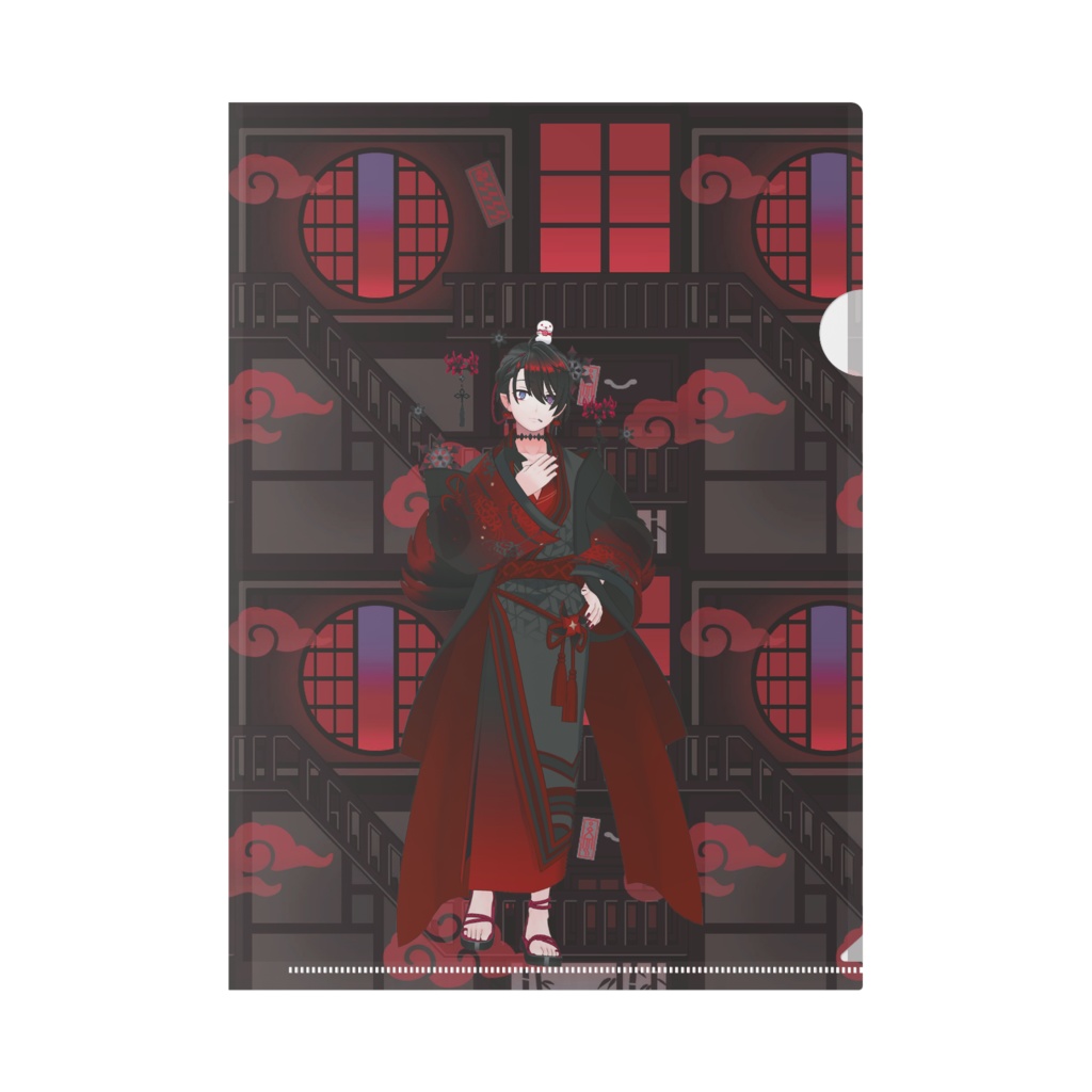 【紅月 蕾華】02月記念日-クリアファイル-G1453
