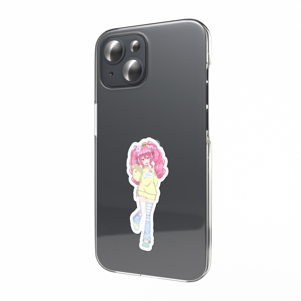 【愛羽 きゅる】02月記念日-スマホステッカーG1454