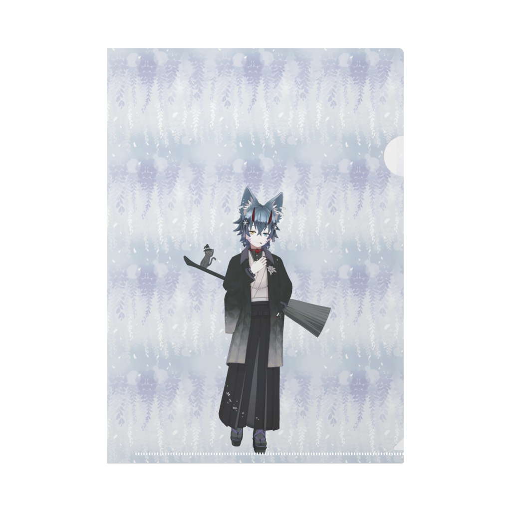 【黒猫っち】02月記念日-クリアファイル-G1457
