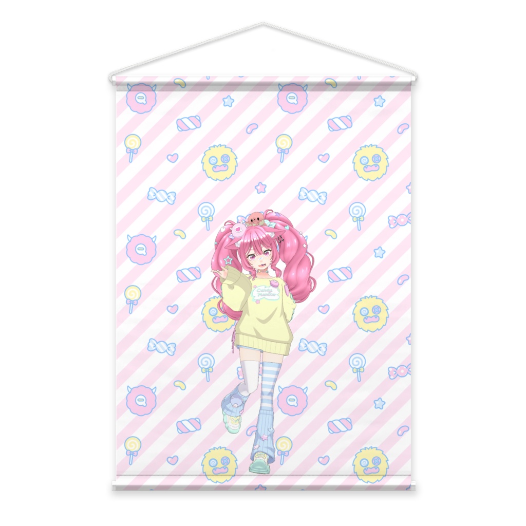 【愛羽 きゅる】02月記念日-タペストリー-G1454