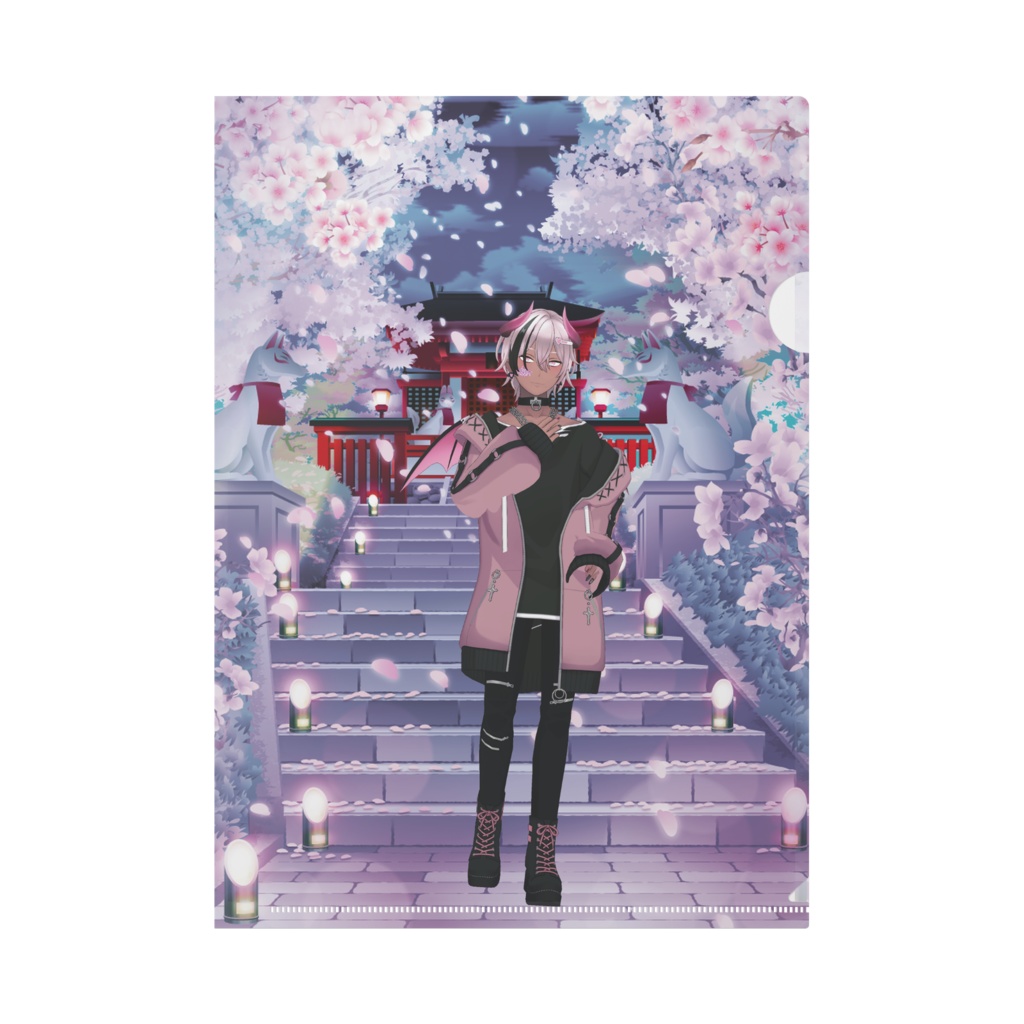 【桜羽 ゆる】02月記念日-クリアファイル-G1464