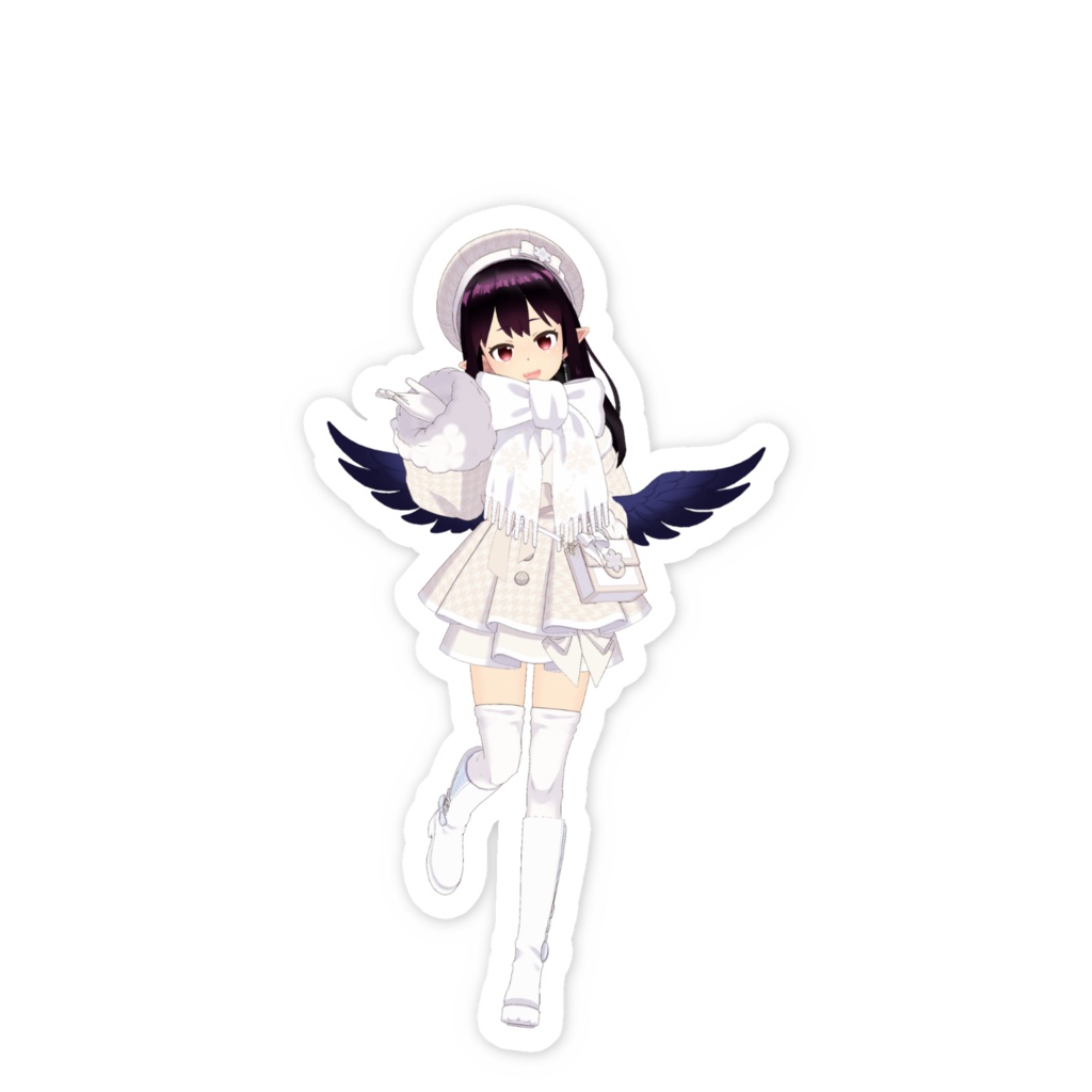 【瑚華-koh@Ru-】02月記念日-スマホステッカーG1507