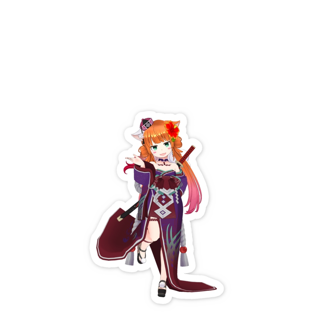 【ムカキン】02月記念日-スマホステッカーG1326