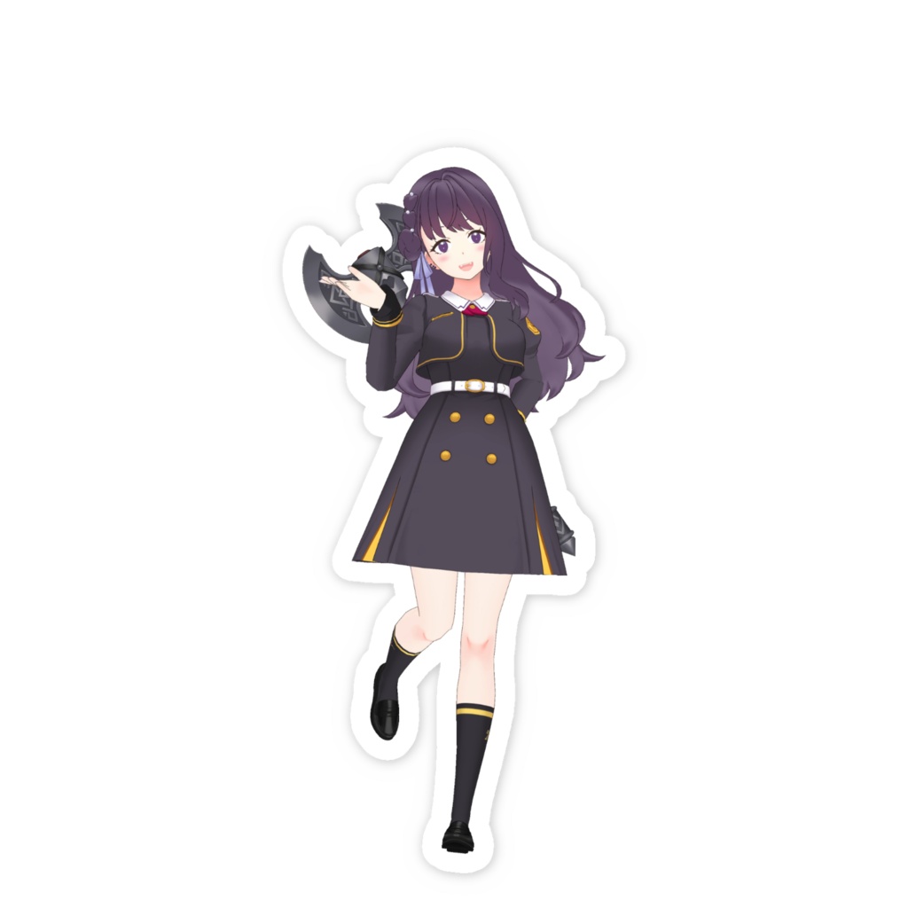 【斧田やり】02月記念日-スマホステッカーG1343