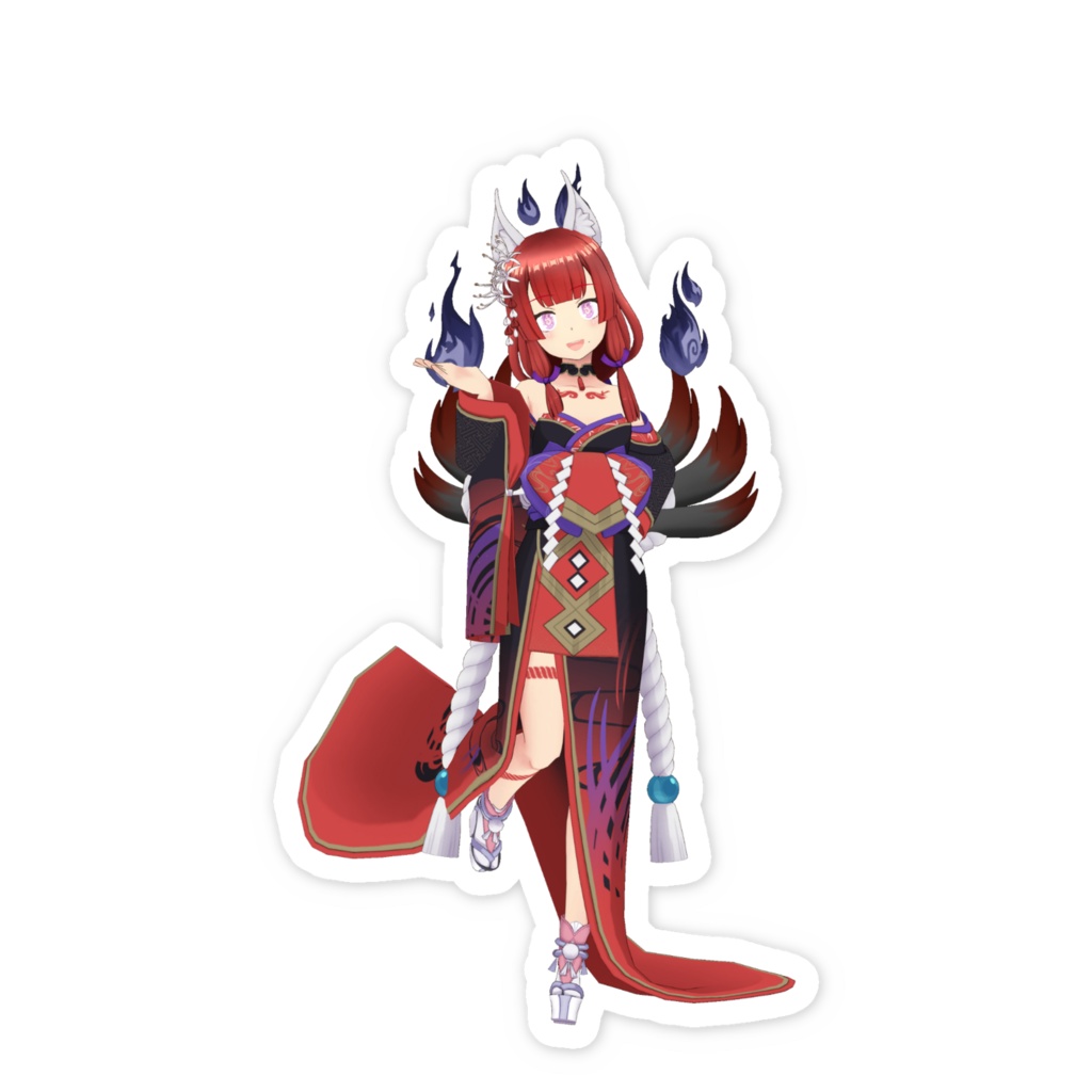 【るぜす】02月記念日-スマホステッカーG1357