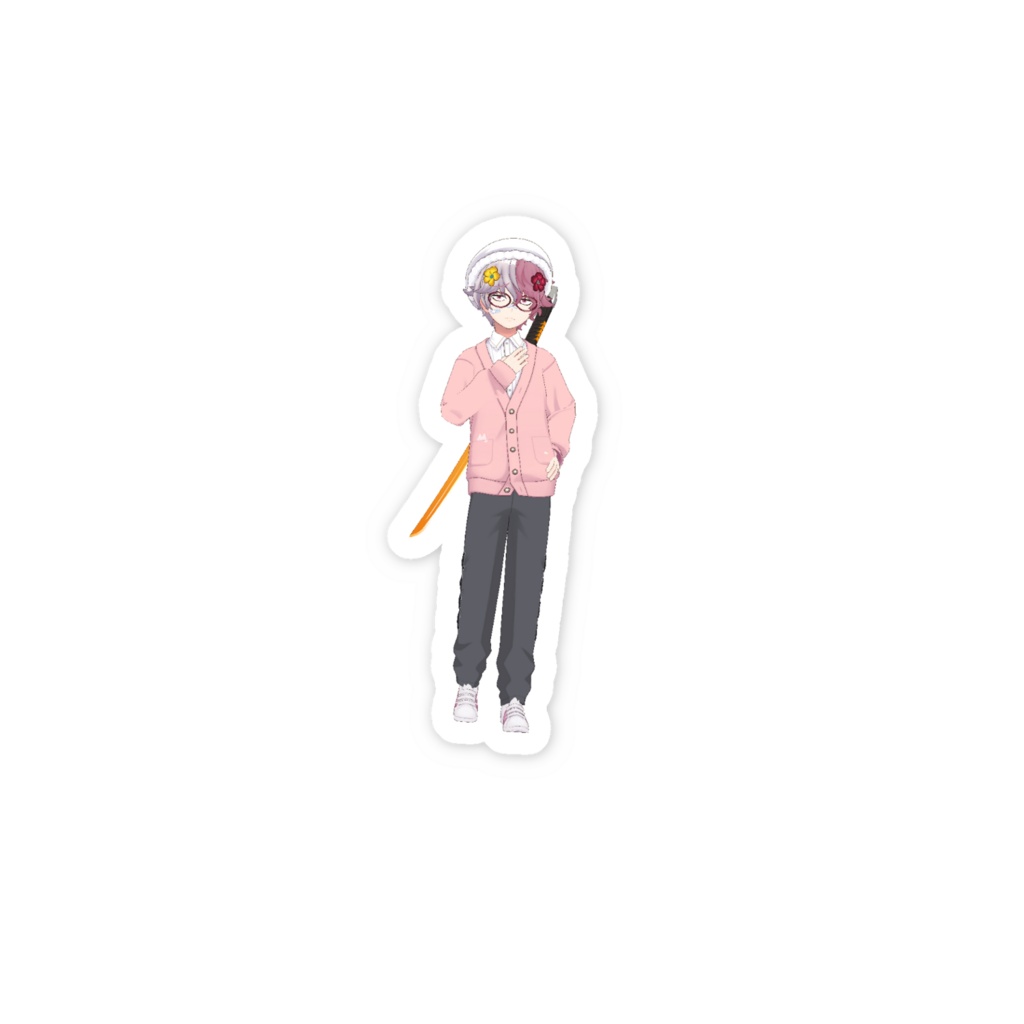 【杉山じゅんぺー】3月生誕祭記念日-スマホステッカー-G1607