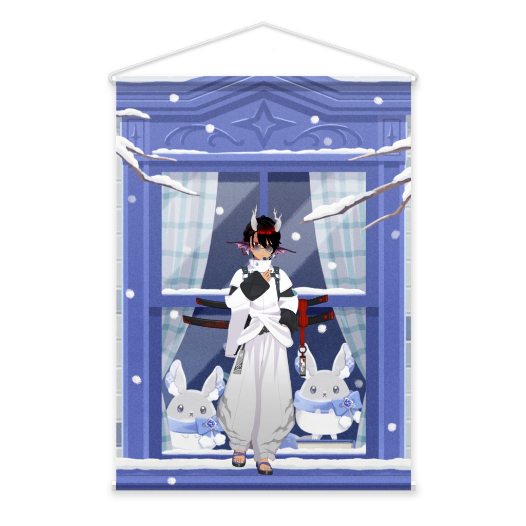 【ただのしゃけ】3月生誕祭記念日-タペストリー-G1602