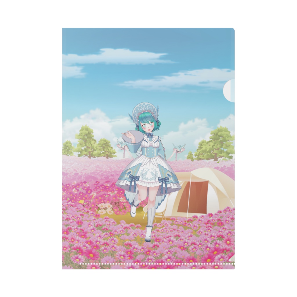 【水花 藍玉】3月生誕祭記念日-クリアファイル-G1599