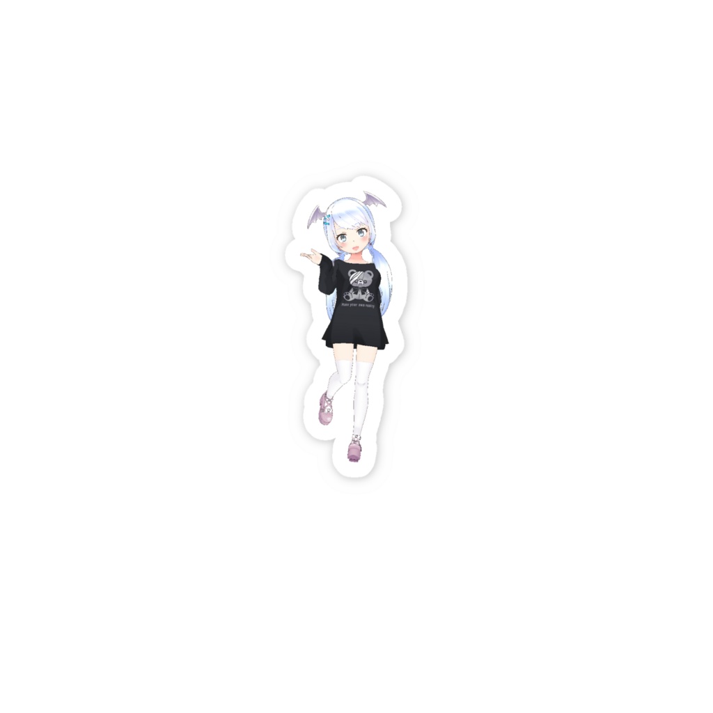 【めみゅー】3月生誕祭記念日-スマホステッカー-G1574