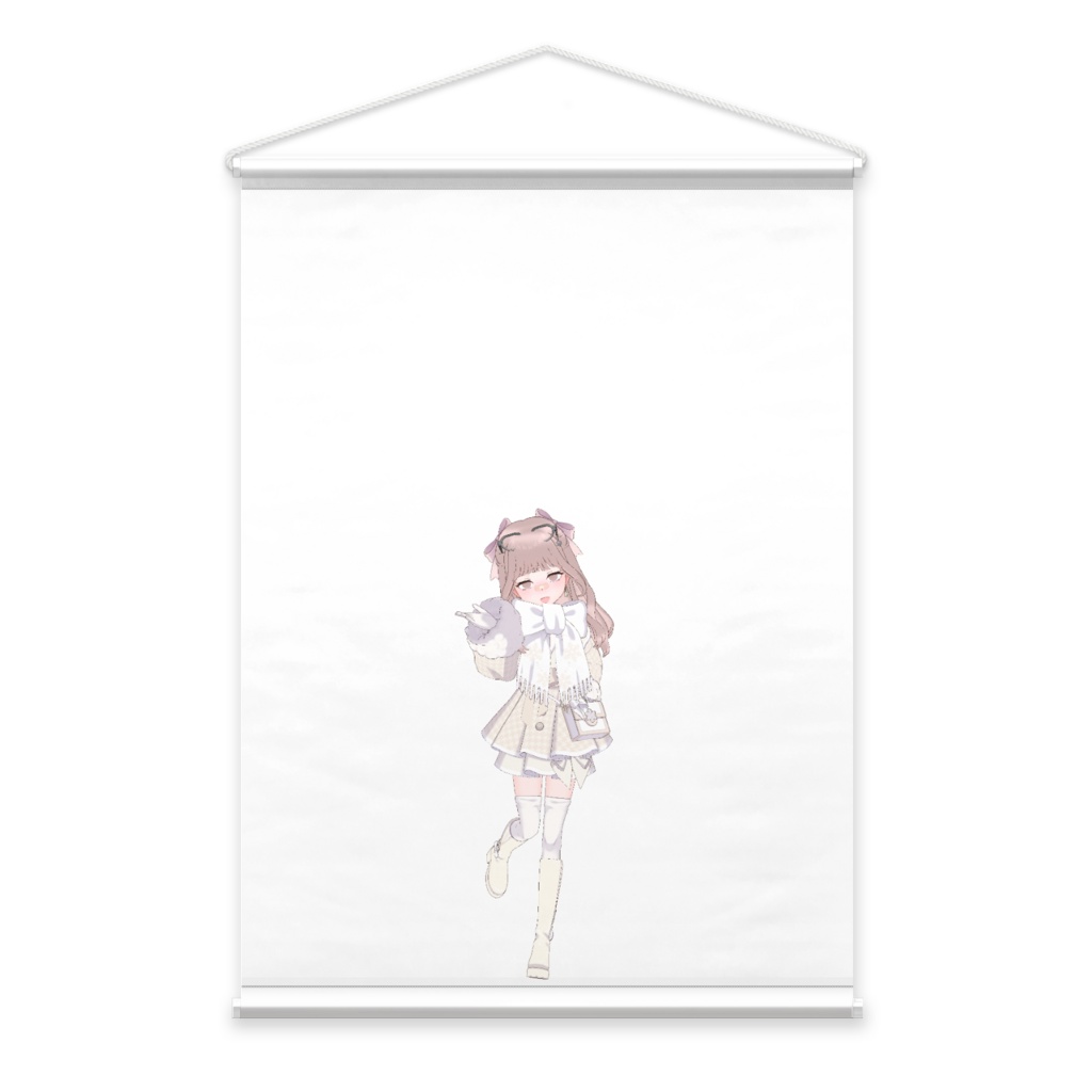 【淡 雪  し ず く】3月生誕祭記念日-タペストリー-G1569