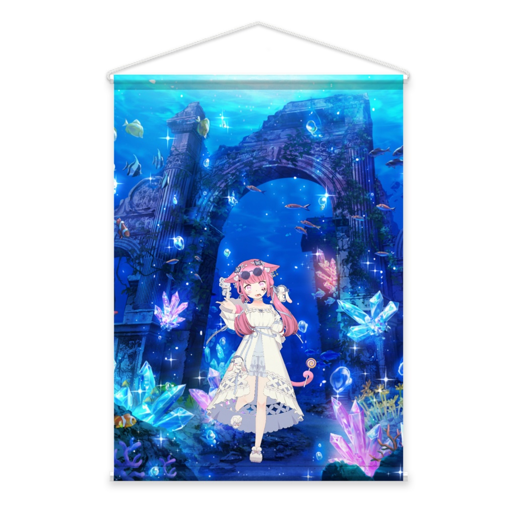 【晴海ゆぴ】3月生誕祭記念日-タペストリー-G1562