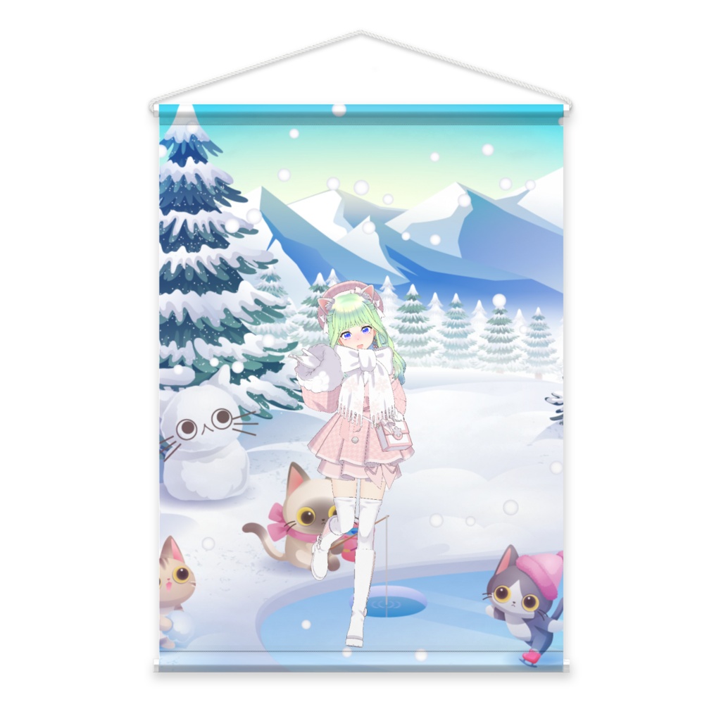 【宮雲瑠璃】3月生誕祭記念日-タペストリー-G1538