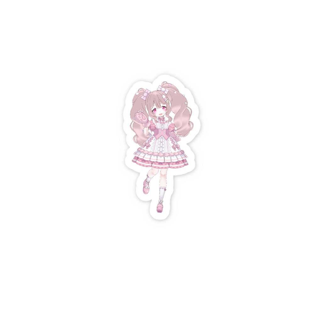 【甘愛もちこ】3月生誕祭記念日-スマホステッカー-G1525