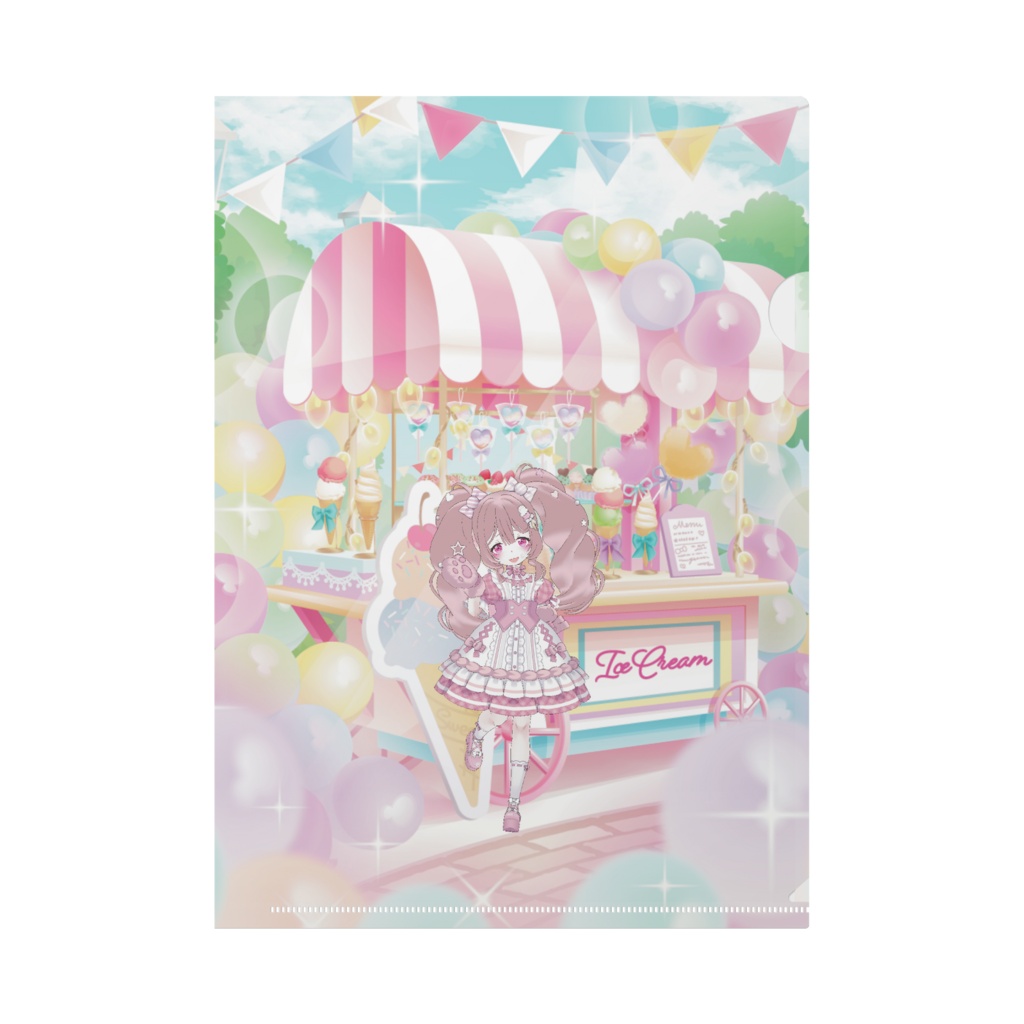 【甘愛もちこ】3月生誕祭記念日-クリアファイル-G1525