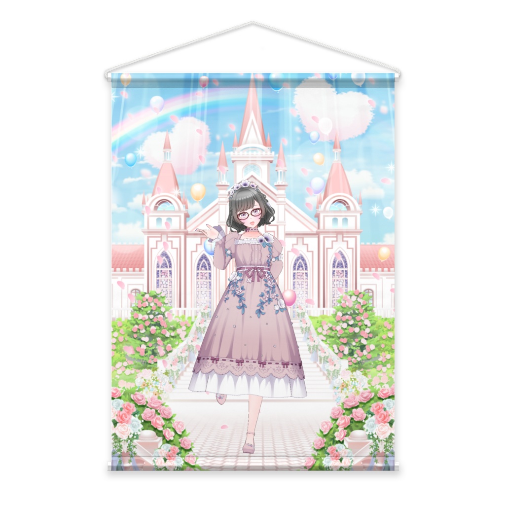 【白菫シィ】3月生誕祭記念日-タペストリー-G1523